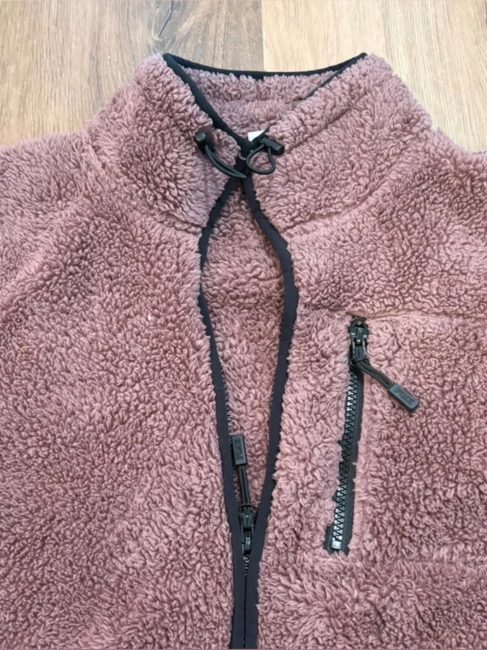 PINK Victoria's Secret Men's Plush Half-Zip Sweater - Mauve